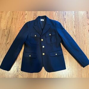 Fossil Navy Breasted Blazer with Gold Buttons